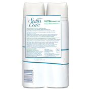 Gillette Satin Care Ultra Sensitive Shave Gel for Women, Pack of 2, 7oz Each, Frangrance Free