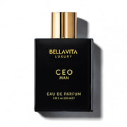 Bellavita Luxury CEO MAN Eau de Parfum | 100 ml (3.4 fl.oz.) | Perfume for Men | Mandarin, Lemon, Lavender, and Vetiver Notes | Long Lasting Men's Fragrance