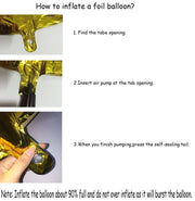 GOER Number 30 Balloons for 30th Birthday Party Decorations,42 Inch Jumbo Foil Helium Balloons for 30th Anniversary (Black)