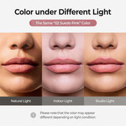 Laka Lip Liner - Creamy Matte Lip Contour | #02 Suede Pink | Muted Nude Pink | Precise Lip Liner Pencil for Shaping & Overlining | Long-Lasting Waterproof Formula | No Sharpening