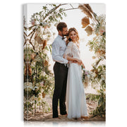 Custom Canvas Prints with Your Photos - Personalized Pictures Print, Customized Photo Gifts, Wall Art Poster Canvas Printing for Wedding, Family, Baby, Pets, Home Office Decor, Wrapped Frame 8x12