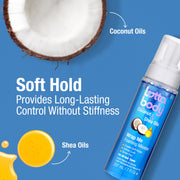 Lottabody Coconut & Shea Wrap Me Foaming Mousse, 7 oz | Foaming mousse that defines curls, controls frizz & adds lightweight, natural-looking shine & hold. Fast-drying & non-sticky.