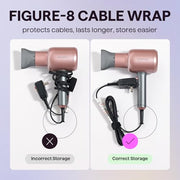 Wavytalk Blown Away Ionic Hair Dryer with Diffuser for Curly Hair
