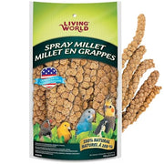 Living World Millet Spray for Birds - 3.5 oz Bag | 100% Natural, Wild-Harvested, Premium Treat - Spray Millet for Budgies, Canaries, Finches, Cockatiels & Other Pet Birds