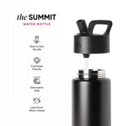 Simple Modern Kids Water Bottle & Toddler Cup | 14oz | Confetti | Insulated Stainless Steel Toddler Water Bottle, Kids Tumbler with Straw | Spill Proof for School, Girls, Boys | Confetti