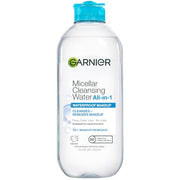 Garnier SkinActive Micellar Water For Waterproof Makeup, Facial Cleanser & Makeup Remover, 13.5 Fl Oz (400mL), 1 Count (Packaging May Vary)
