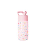 Simple Modern Kids Water Bottle & Toddler Cup | 14oz | Confetti | Insulated Stainless Steel Toddler Water Bottle, Kids Tumbler with Straw | Spill Proof for School, Girls, Boys | Confetti
