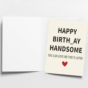 WowBefun Gifts for Men Him | Funny Birthday Card & Gifts for Men Husband Boyfriend Him, Happy Bday Card