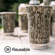 Top Cup Aluminum Party Cups, RealTree Original Camo, 20oz, 20 Count | Made in the USA, Colder, Durable, Reusable, Recycleable, Dishwasher Safe