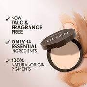 Covergirl Clean Invisible Pressed Powder, Lightweight, Breathable, Vegan Formula, Creamy Natural 120, 0.38oz