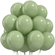 Togvu Sage Green Balloons, 50Pack 12 Inch Light Green Latex Party Balloons | Safari Woodland Forest Baby Shower Wedding Jungle Birthday Party Decorations
