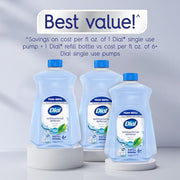 Dial Antibacterial Defense Foaming Hand Soap Refill, Spring Water, 52 Fl Oz | With aloe vera, dermatologist-tested, gentle on skin, free from parabens and SLS and SLES, moisturizing formula