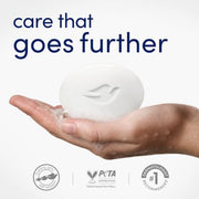 Dove Beauty Bar Soap Original 8 Count for Soft, Smooth Skin, with 1/4 Moisturizing Cream 3.75 oz