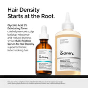The Ordinary Multi-Peptide Serum for Hair Density, Peptide-Powered Formula for Thicker, Fuller Looking Hair