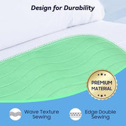 Fygrip 4 Pack 36” x 36” Extra Heavy Absorbency Washable Underpads Bed Pads | WaterProof Quick Drying Nursing Pads Incontinence, Reusable Washable Pee Pads for Dogs, Diaper Changing & Adults