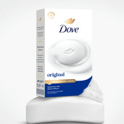Dove Beauty Bar Soap Original 8 Count for Soft, Smooth Skin, with 1/4 Moisturizing Cream 3.75 oz