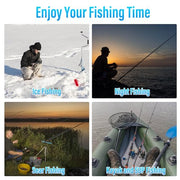 Underwater Fishing Camera 1080P HD 4.3" IPS Screen 50ft Cable | 6000mAh Battery, USB-C Charging, IR Night Vision, 220° Wide Angle, 66lb Cable, CE/FCC/RoHS, for Lake Boat Kayak Ice Fishing