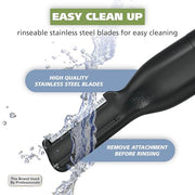 Wahl Micro Groomsman Battery Personal Trimmer for Eyebrows, Nose & Ear | Compact Quick Touch-Up Hair Trimmer For Eyebrows, Neckline, Nose, And Ear Hair With Rinseable Heads – Model 5640-600
