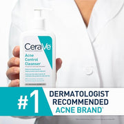 CeraVe Acne Control Cleanser, Face Wash with 2% Salicylic Acid, 16 oz