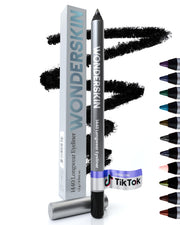 Wonderskin Eyeliner Pencil 1440 Longwear Eyeliner Waterproof & Smudge Proof | Waterproof deep black eyeliner, smudge-proof formula glides on smoothly for precise, long-lasting definition.