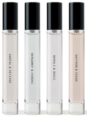 Salt & Stone Body Mist Discovery Set, 4 Mini Fragrance Sprays, 0.34 oz Each | Lightweight Mist, Mini Sampler Set for Gifting & Travel, Gender Neutral Fragrance, Glycerin & Red Algae, Vegan, Paraben-Free