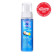 Lottabody Coconut & Shea Wrap Me Foaming Mousse, 7 oz | Foaming mousse that defines curls, controls frizz & adds lightweight, natural-looking shine & hold. Fast-drying & non-sticky.