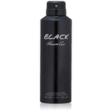 Kenneth Cole Black All Over Body Spray for Men, 6.0 Fl. Oz | Body Spray Cologne for Men, Aromatic Woody Fragrance, Notes of Watermint, Mandarin, Cedar, and Musk, Long-Lasting Cologne