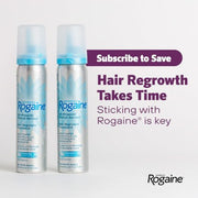 Women's Rogaine 5% Minoxidil Topical Foam, Unscented, 2 x 2.11 oz | Once-a-Day Hair Loss Treatment for Women, Regrow Fuller, Thicker Hair, Unscented, 4-Month Supply