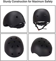Adjustable Helmet for Ages 5-16 Kids Toddler Boys Girls Youth,Protective Gear with Elbow Knee Wrist Pads for Multi-Sports Skateboarding Bike Riding Scooter Inline skatings Longboard Roller Skate