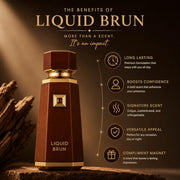Fragrance World Liquid Brun Eau de Parfum for Men 100ml by French Ave