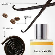 Dossier - Ambery Vanilla - Inspired by Black Opium - Women EDP | 1.7 fl oz (50ml) - Vanilla Perfume - Ambery Vanilla Eau de Parfum for Women - Vanilla Body Spray, Long-Lasting, Vegan