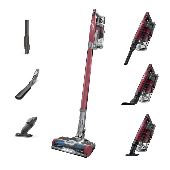 Shark Cordless Vacuum Cleaner, Red, IZ362H | HEPA Filter, Lightweight, Pet Hair Pickup, Removable Handheld, Crevice, Upholstery & Dusting Brush Included, 40-Min Runtime