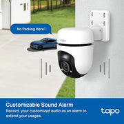 TP-Link Tapo 1080P Outdoor Wired Pan/Tilt Security Camera, C500 | 360° View, Motion Tracking, Works with Alexa & Google Home, Night Vision, Free AI Detection, Cloud & SD Card Storage