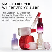 Glossier You Mini Wardrobe Fragrance Set, 4 x 1.5ml | Unisex Travel EDP Sampler, You, Fleur, Doux & Rêve, Skin-Scent Enhancer, Smells Different on Everyone
