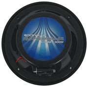 Rockville RM-PREMIUM-65 Black 6.5" 4-Ohm, Marine Boat Speakers Pair | 600W Peak, 150W RMS, 35Hz-20kHz, 93dB Sensitivity, True Coaxial Design, Weather-Resistant Grilles, Mounting Screws