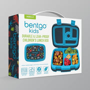 Bentgo Kids Prints Leak-Proof 5-Compartment Bento-Style Kids Lunch Box | Ideal Portion Sizes for Ages 3-7, Durable, Drop-Proof, Dishwasher Safe, PFAS & BPA-Free Materials (Dinosaur)