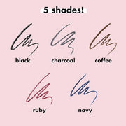e.l.f. No Budge Retractable Eyeliner, Creamy, Ultra-Pigmented & Waterproof, Creates Bold & Defined Lines, Vegan & Cruelty-Free, Black