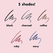 e.l.f. No Budge Retractable Eyeliner, Creamy, Ultra-Pigmented & Waterproof, Creates Bold & Defined Lines, Vegan & Cruelty-Free, Black