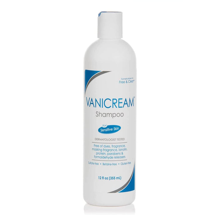Vanicream Shampoo, Helps Remove Oil, Flaking and Build-Up, 12 Fl Oz | Formulated without Common Irritants for Sensitive Skin, Gentle, Clarifying Shampoo, Dermatologist Tested