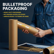 Custom Poster 24x36 inches - Same Day Printing Custom Print w/Your Photo | Premium Photo-Quality Paper - Personalized Custom Posters - Shipped in Strengthened Tube - Available in Matte or Gloss Finish