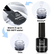 Beetles Builder Gel for Nails, 2 Pcs 8 in 1 Clear Building Gel | for Instant Apex Strengthening & Extension, Beginner Friendly DIY Salon at Home, Gifts for Women, UV & LED Lamp Cured Needed