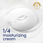 Dove Beauty Bar Soap Original 8 Count for Soft, Smooth Skin, with 1/4 Moisturizing Cream 3.75 oz