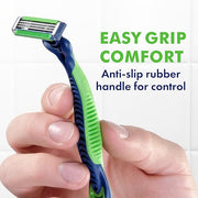 Gillette Sensor3 Sensitive Men's Disposable Razor, 4 Razors
