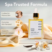 GODA Pheromones Perfume for Women + Silk Body Oil Bundle – Long-Lasting Floral Fragrance with Jasmine & Rose + Firming Anti-Aging Hydrating Body Oil 100ml – Vegan, Cruelty-Free, Luxury Gift Set, 15ml