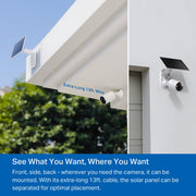 Tapo SolarCam C402 KIT 1080p Outdoor Wireless Security Camera | Battery Power with Solar, Person Detection, Subscription-Free Local Storage or Optional Cloud, Works with Alexa & Google Home