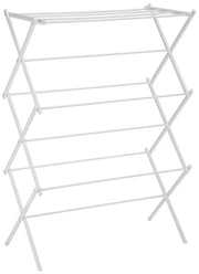 Amazon Basics Foldable Portable Clothes Drying Rack for Indoor Air Drying, Collapsible Design, 14.5" D x 29.5" W x 41.8" H, White
