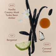 Summer Fridays Sunlit Vanilla Eau de Parfum - Warm Gourmand Vanilla Perfume for Women - Versatile Fragrance With Notes of Caramel + Bergamot - Long-Lasting, Delicate Eau de Parfum - Vegan (10 ml)