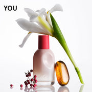 Glossier You Mini Wardrobe Fragrance Set, 4 x 1.5ml | Unisex Travel EDP Sampler, You, Fleur, Doux & Rêve, Skin-Scent Enhancer, Smells Different on Everyone