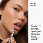 Wonderskin Lipliner Pencil - 360 Contour Lipliner, Longwear, Waterproof | Waterproof saddle lip liner, longwear formula glides on smoothly for precise definition and all-day lip contour.