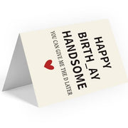 WowBefun Gifts for Men Him | Funny Birthday Card & Gifts for Men Husband Boyfriend Him, Happy Bday Card